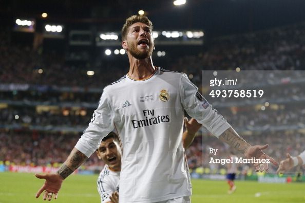 Real Madrid 13/14 #4 SERGIO RAMOS Homekit / Awaykit Nameset